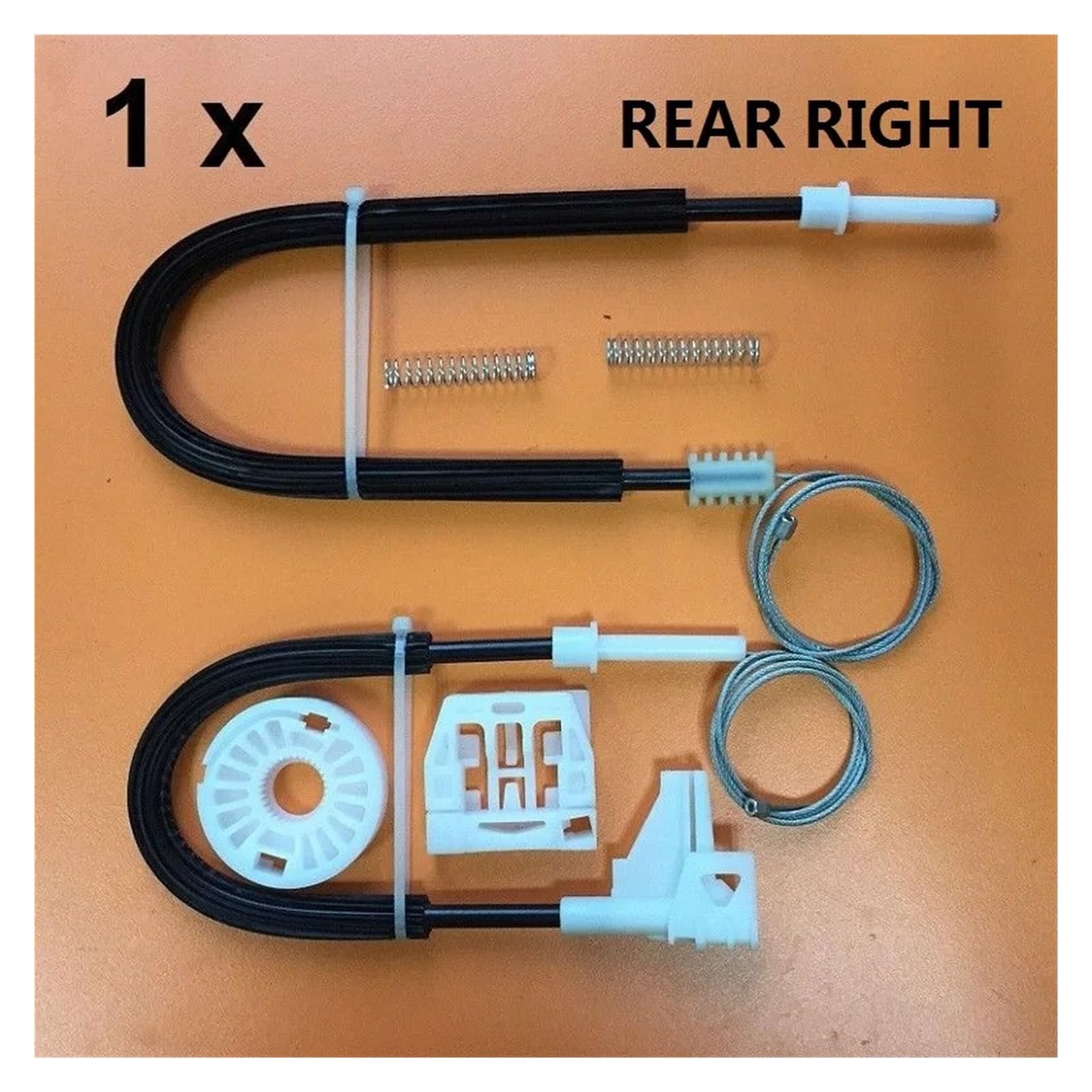 Clip Elevalunas KIT DE REPARACIÓN DE REGULADOR DE ELEVALUNAS TRASERO DERECHO PARA SKODA PARA OCTAVIA TIPO 1U 1996-2004