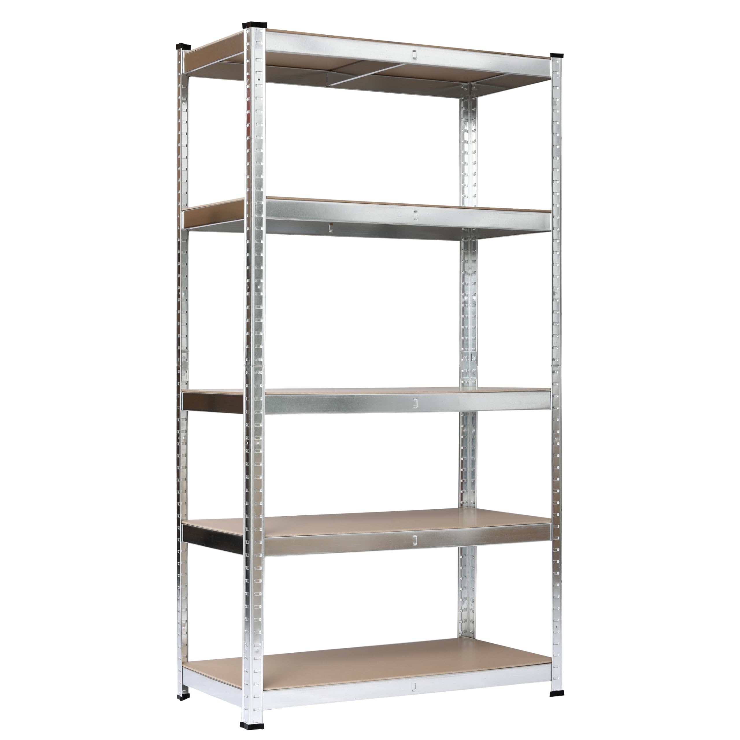 SCHULTE Regalwelt Stecksystem-Schwerlastregal 5 MDF Böden 180x120x40 cm (HxBxT), verzinkt