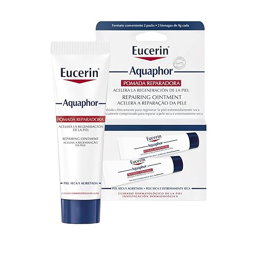 EUCERIN Pomada Reparadora Aquaphor Duopack 10ml, Hidratação Intensiva, Hidratante Labial