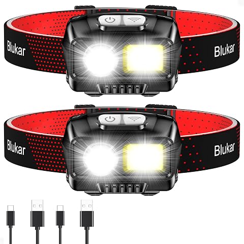 Blukar LED Headlamp Rechargeable