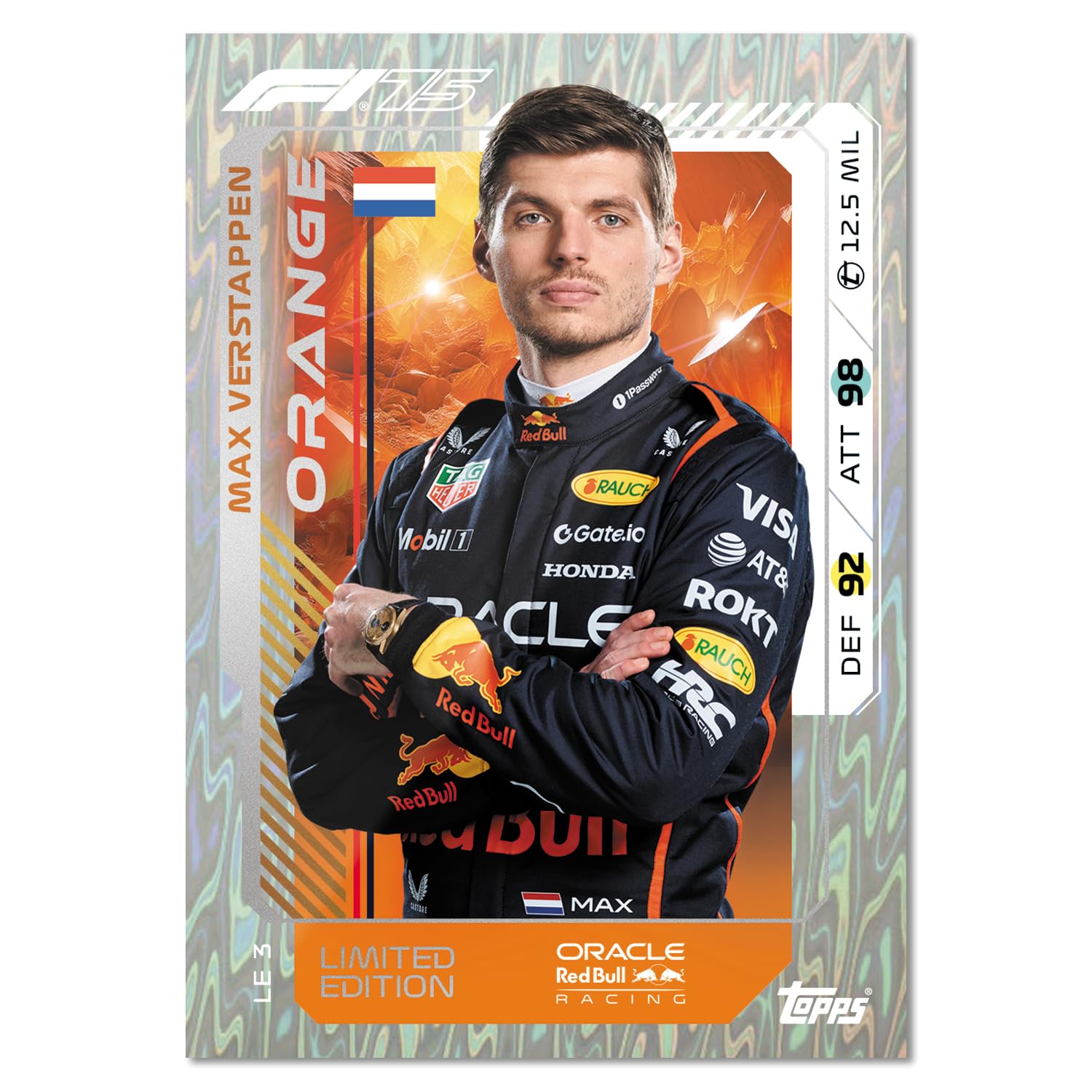 Topps Turbo Attax Formula 1 2025 – Mega Multipack – zawiera 39 kart Turbo Attax i 2 losowe karty Limited Edition.