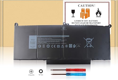 Miniatura 4 de F3YGT - Batería para laptop Dell Latitude 12 7000 7280 7290 Latitude 13 7000 7380 7390 Latitude14 7000 7480 7490 Series compatible con P/N DM3WC