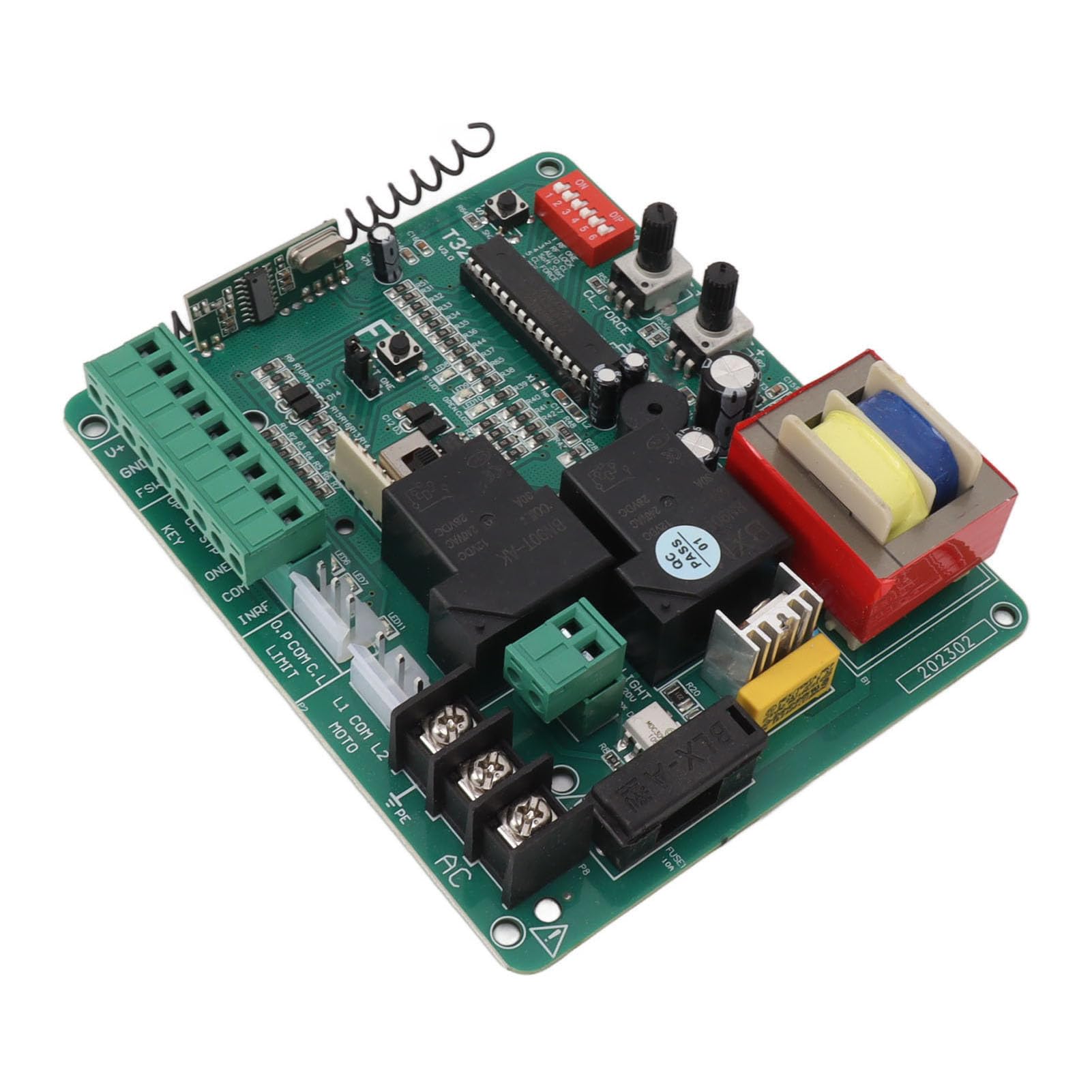 Placa de Control del Motor de la Puerta Corrediza con Indicación LED Placa de Circuito del Motor de la Puerta Eléctrica con Control Remoto