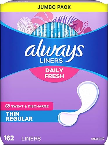 Miniatura 10 de Always Thin Daily Wrapped Liners Protectores diarios sin perfume 162 unidades paquete de 1