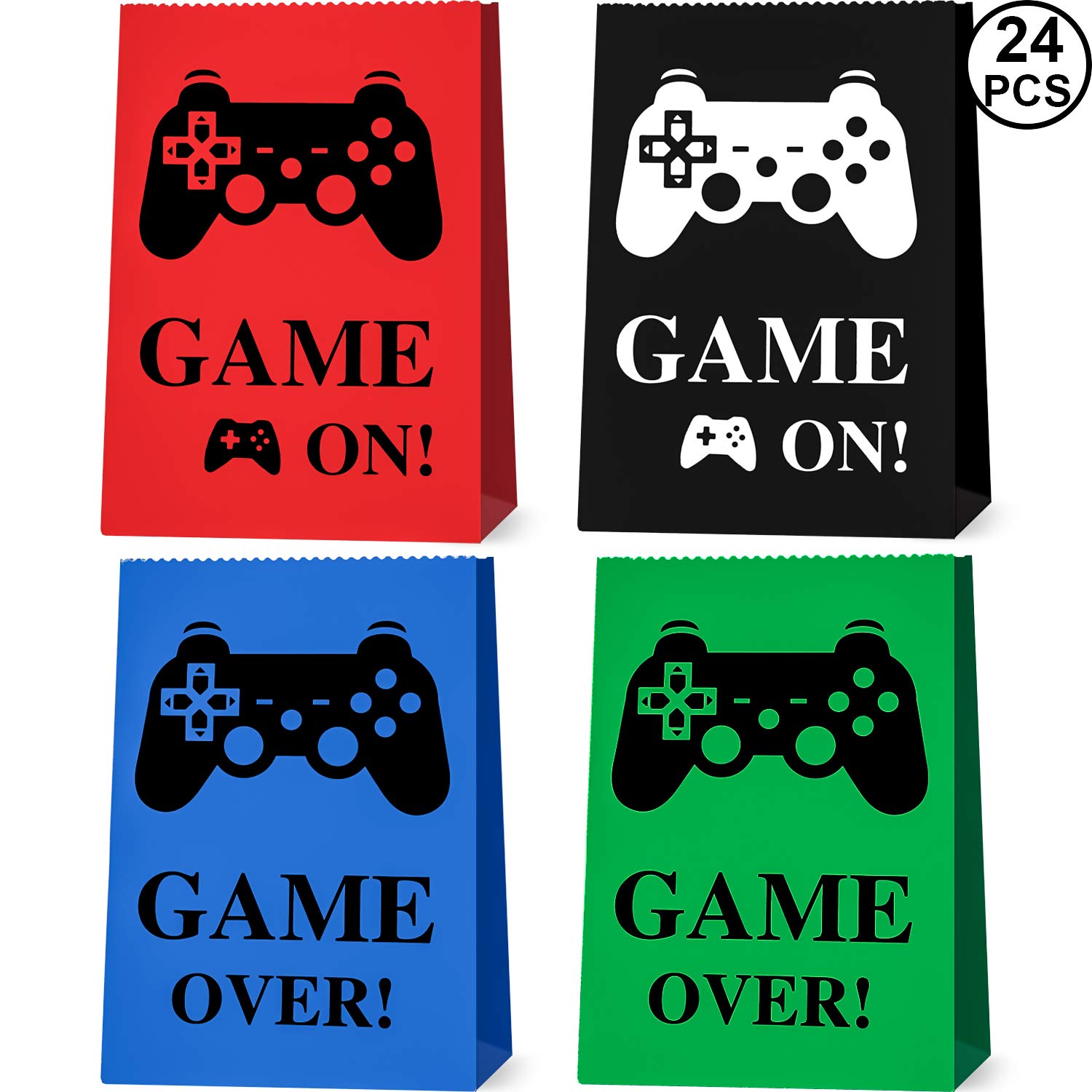 Buy 24 Pieces Video Game Party Bags Party Video Game Favor Bags for