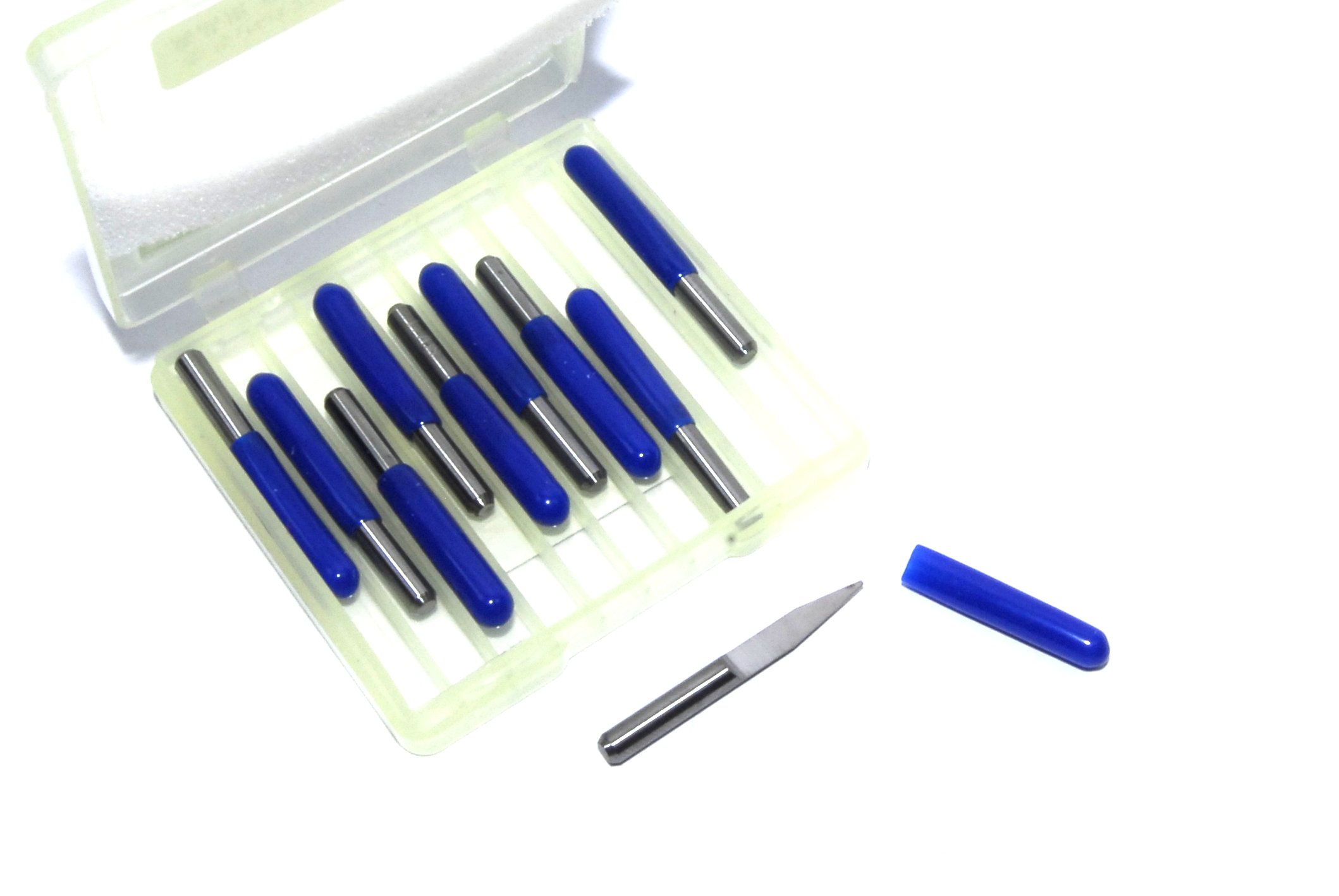10 pcs 3.175 mm 0,5 mm en carbure de Bits de gravure Fraise End Mill CNC PCB