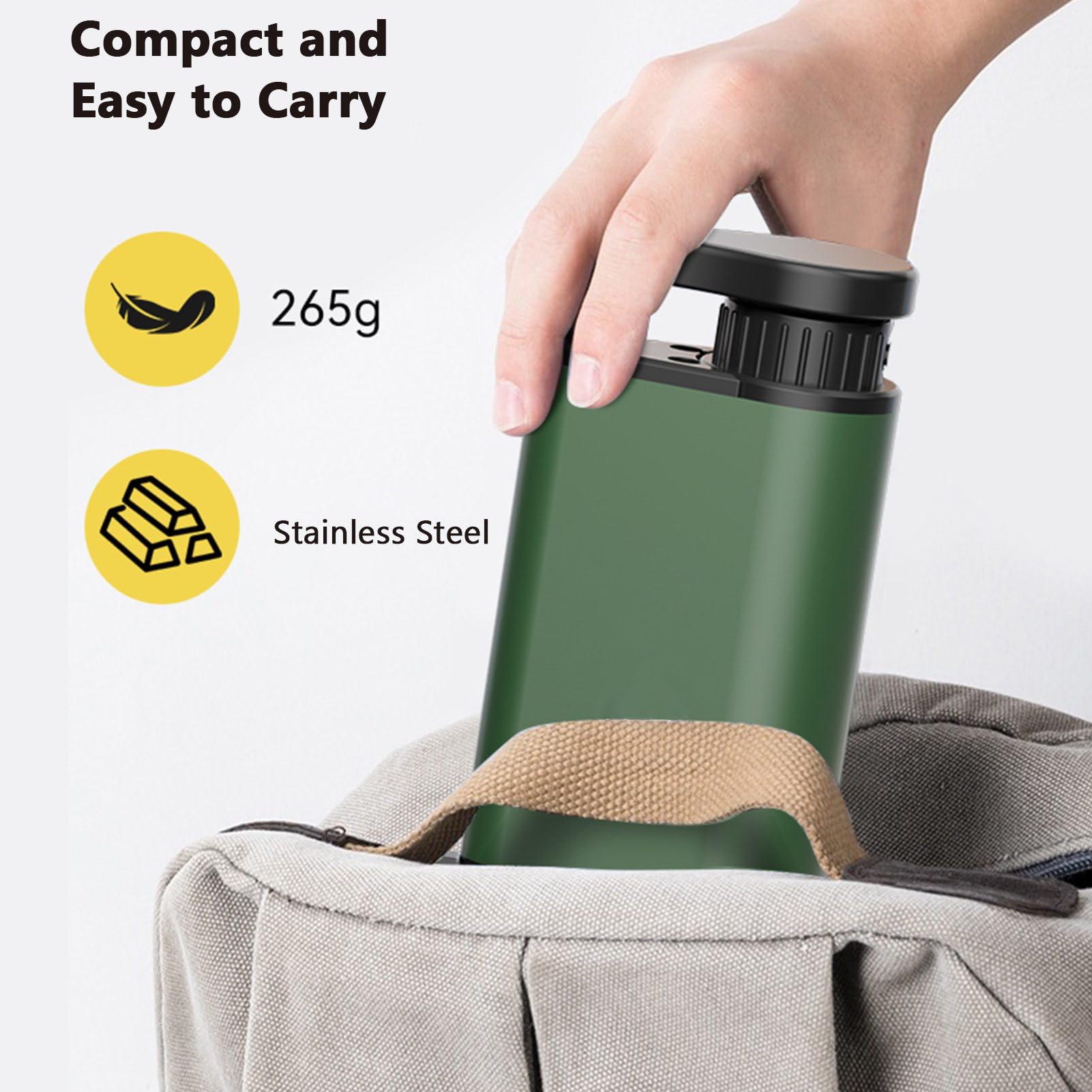 Filtro dell'Acqua Portatile, di Filtrazione a 3 Stadi di Depurazione d'Acqua con Precisione 0,01 μm di Precisione 1200 Ml/min con per Tubi per Escursioni in Campeggio