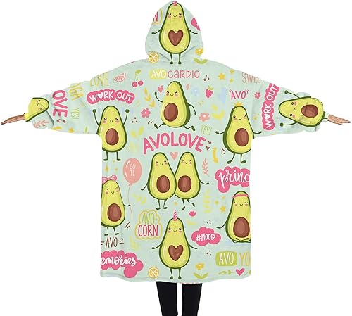 Miniatura 5 de Oplnysw Manta con capucha Sherpa de gran tamaño, sudadera con capucha con bolsillo gigante