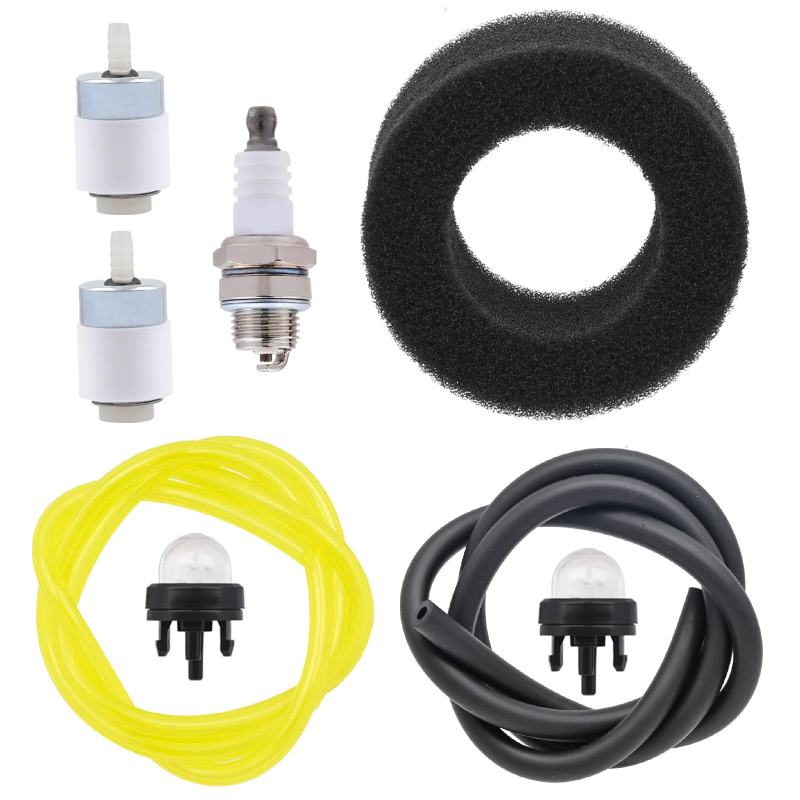 Kit Carburatore Con Filtri E Tubi Per Troy-Bilt TB70SS, TB75SS, TB90BC, TB20CS, Ricambio Completo - 3