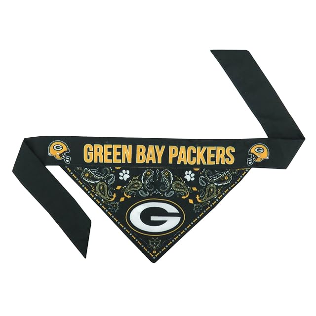 Foto 4 de 7 de Littlearth NFL Equipo Perro Bandana, Verde