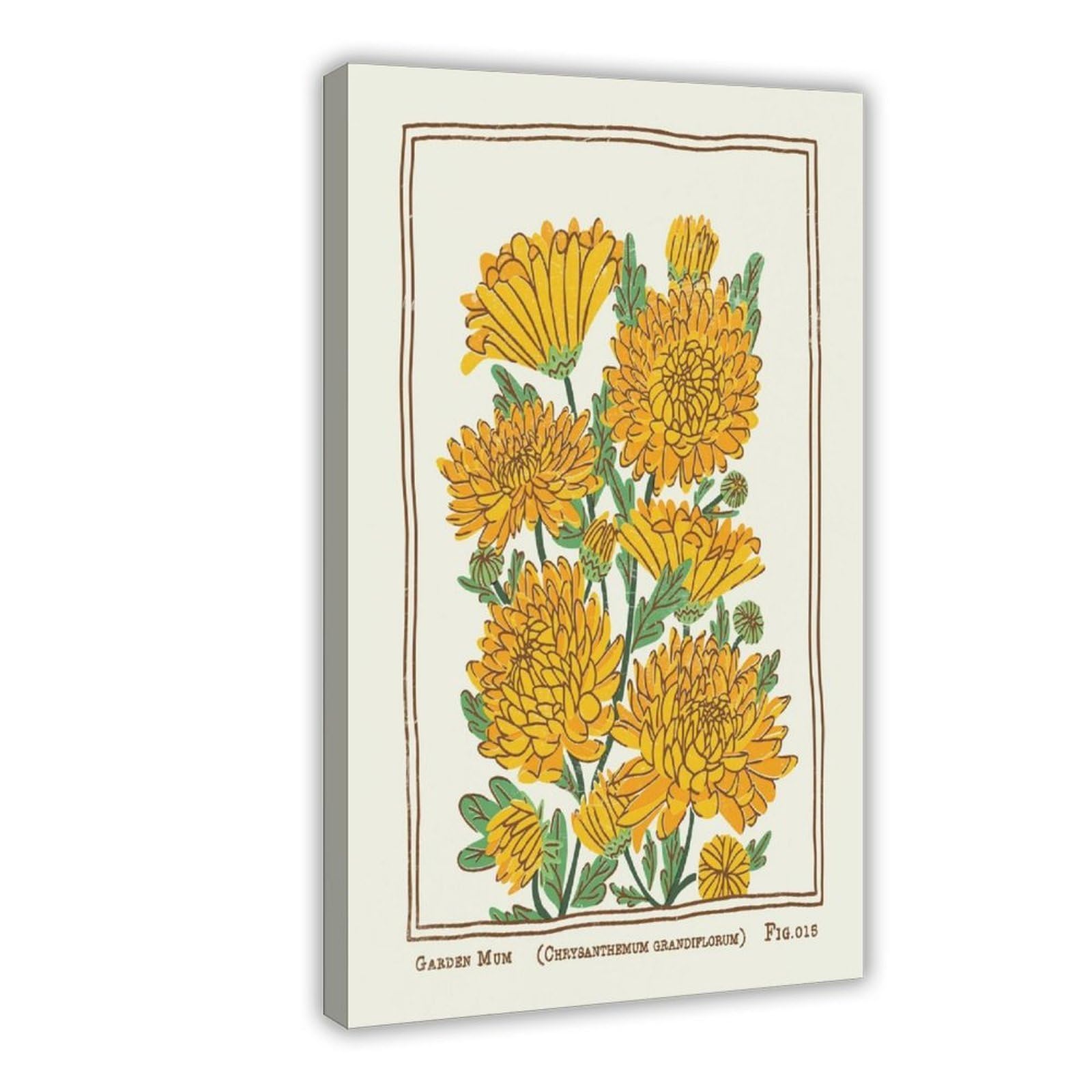 Poster rétro sur toile 50x75 cm grand format idéal déco salon chic - 8