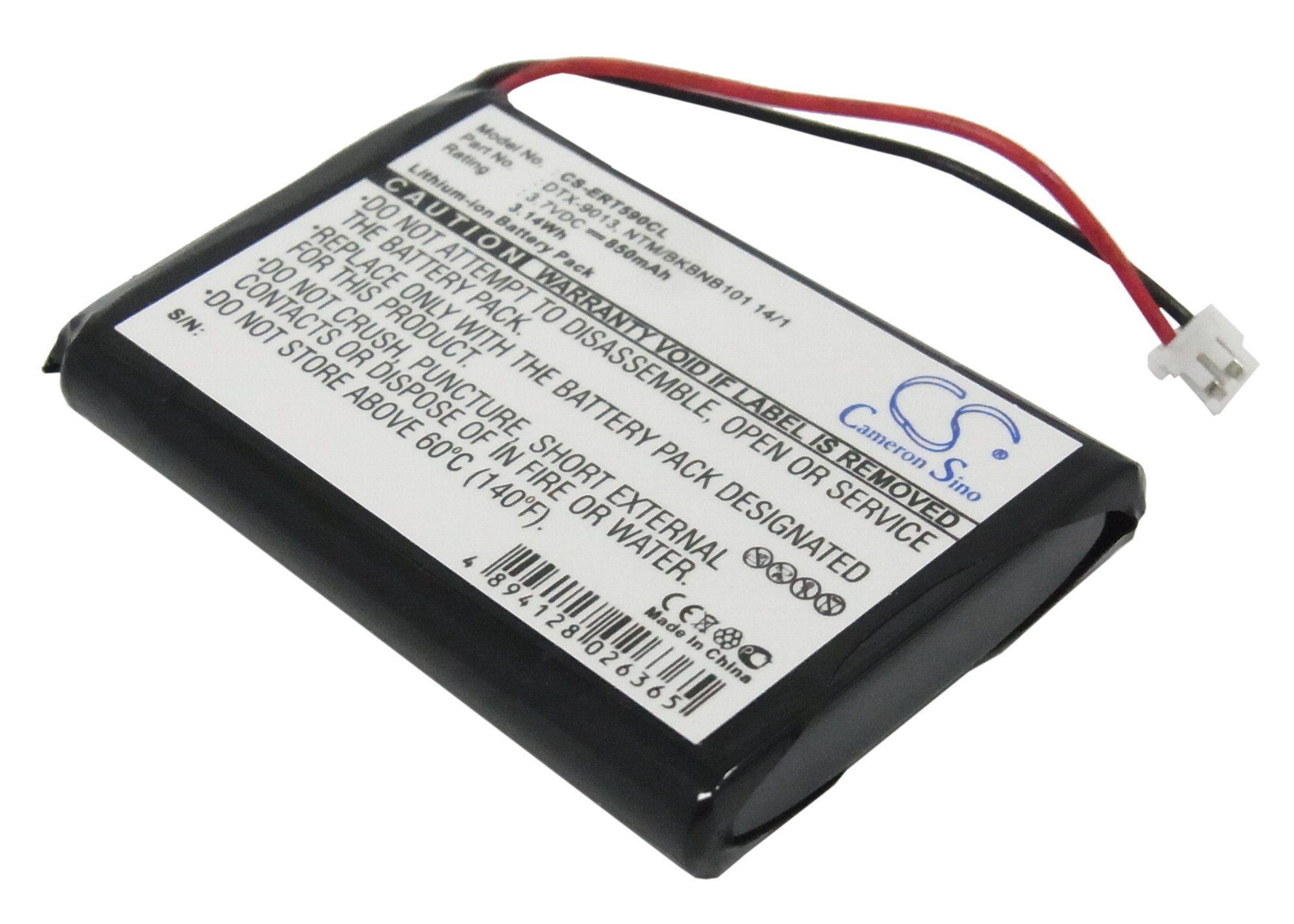 Battery Replacement for Ericsson NTM/BKBNB10114/1 DT590,DT5900,DTX-9013