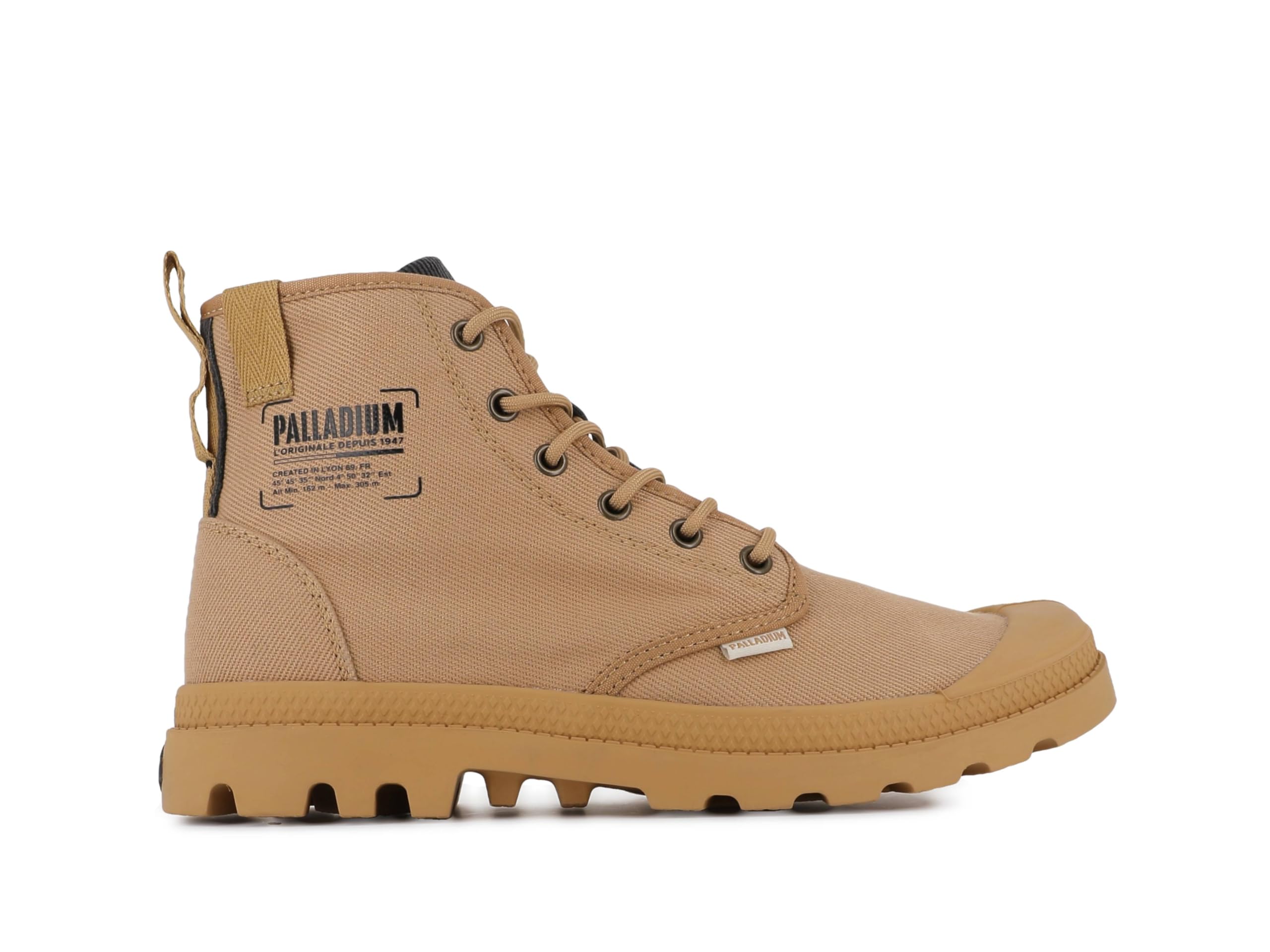 Palladium Mixed Pampa Michigan Ankle Boot, Beige, 6 UK