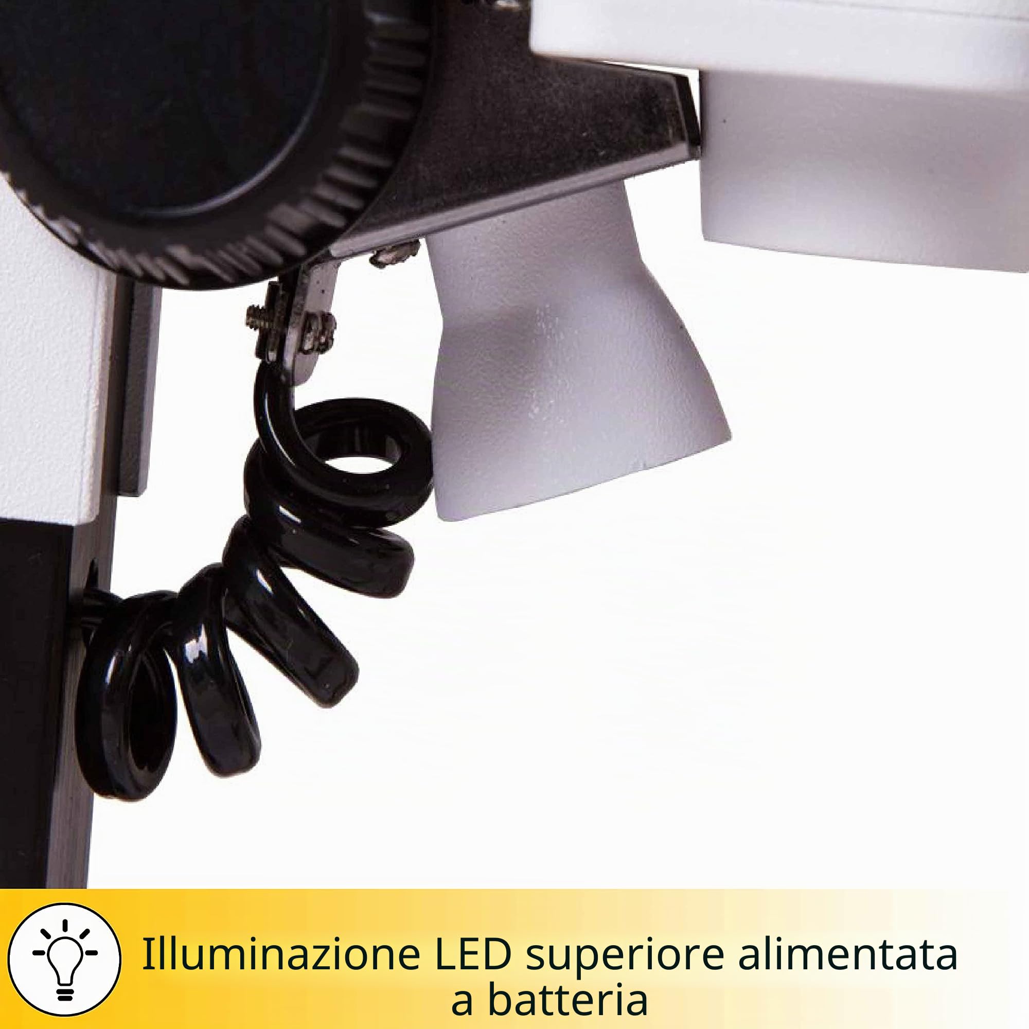Microscopio Stereoscopico per Ragazzi Levenhuk 1ST per Osservare la Struttura di Minerali, Monete e Altri Oggetti