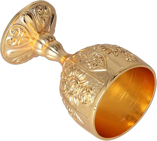 Miniatura 9 de Copas de copa, 2 piezas de copa de vino con grabado dorado en relieve, adornos retro, copa de vino, copa de vino, regalo de fiesta, copas de regalo