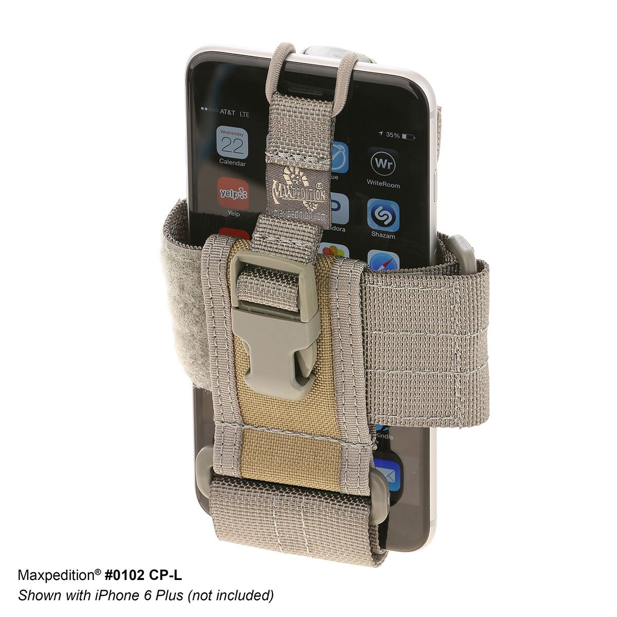 Maxpedition Hard-Use Gear 9006392-SSI Maxpedition CP-L Large Radio/Satellite/GPS Holder Black - multi, N/A - Image 3