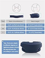Vista 7 de Collar Cervical para Dormir - Collar Cervical que Alivia el Dolor de Cuello y Soporte de Cuello con Envolturas de Espuma Suave que Mantienen