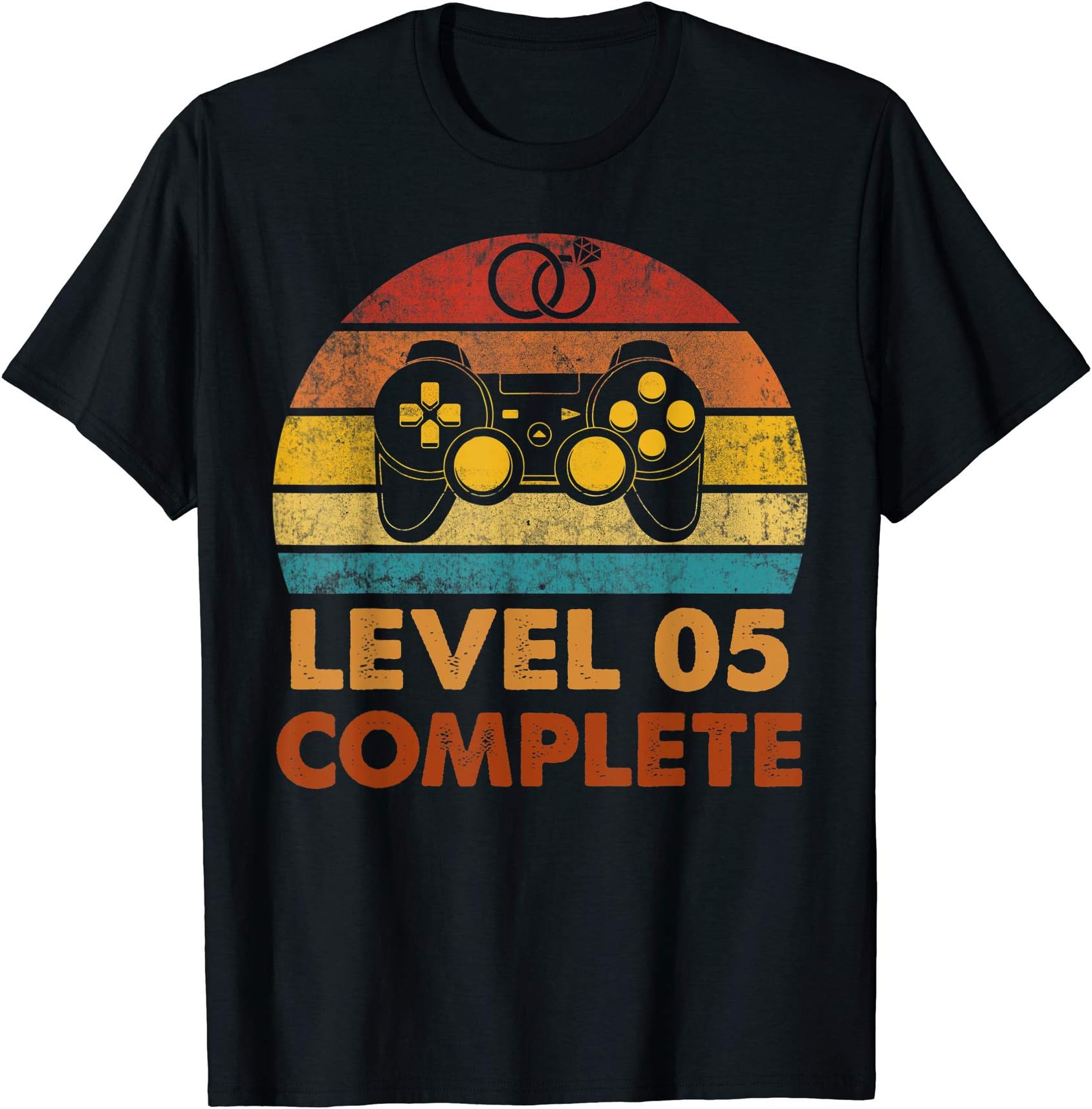 Vintage 5th Wedding Anniversary-Level 5 Complete T-Shirt