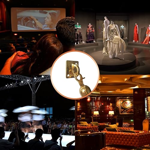 Miniatura 7 de Placa de pared de lazo grande para colgar gancho circular para puntal de terciopelo VIP cuerda de control de multitudes barrera de cuerda 4