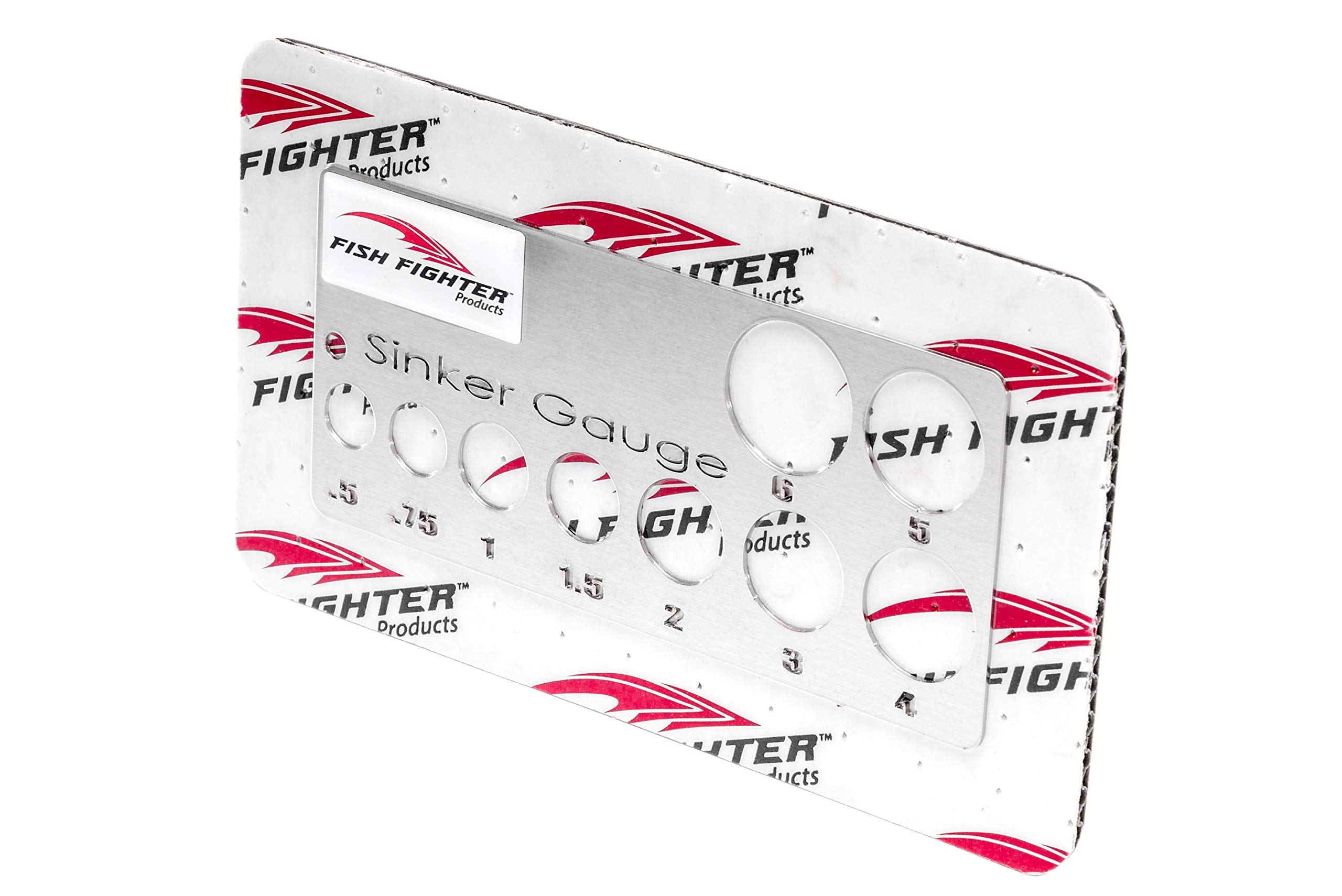 Fish Fighter - Fishing Sinker Gauge | for Sizes .5 oz. to 6 oz | Easily Sort Your Cannonball Weights