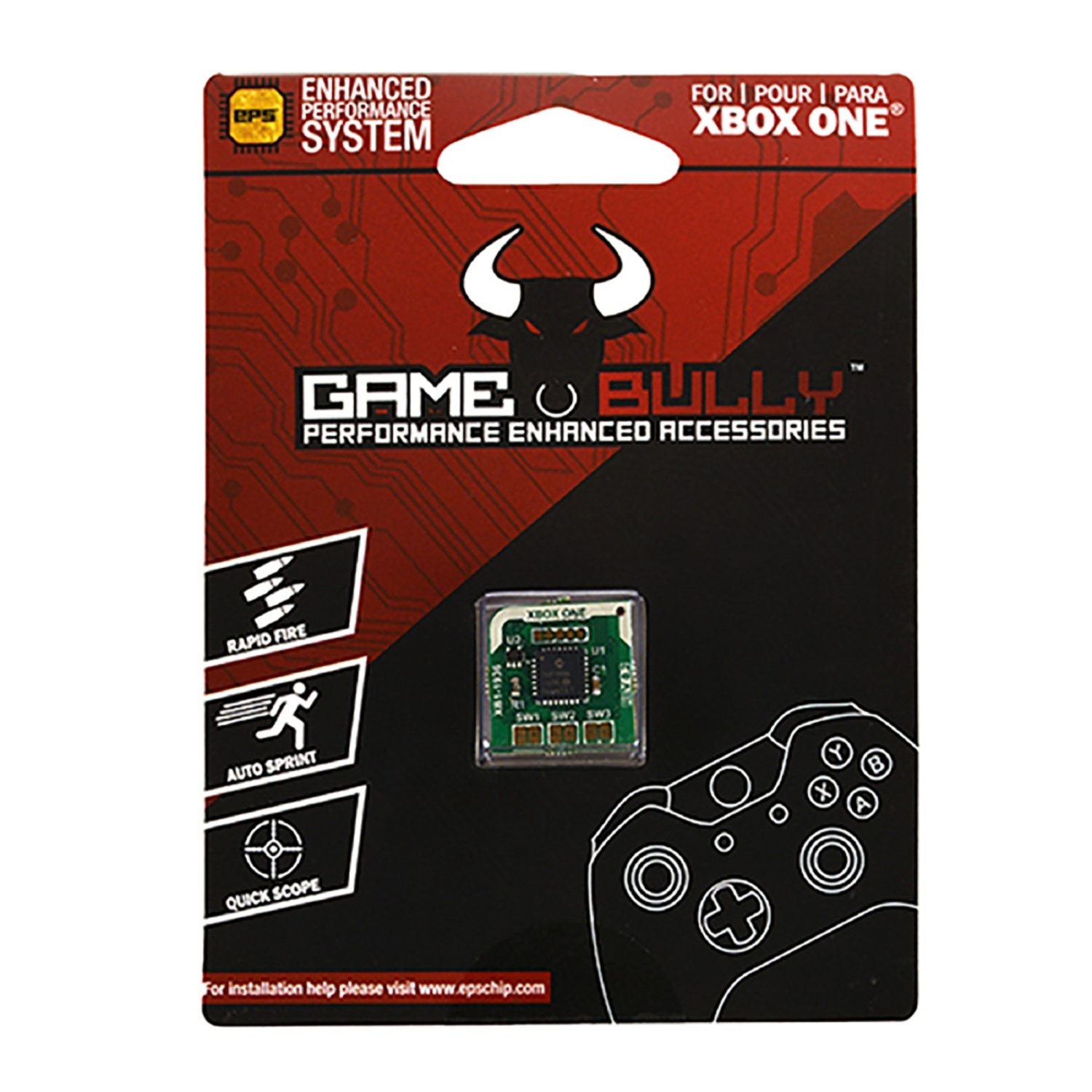 Game Bully Xbox One - EPS Mode Chip: Rapid Fire, Auto Sprint, Quick Scope Functions