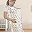 UHINOOS Nursing Cover for Mom Breastfeeding, Baby Privacy Nursing Covers Up Breathable Cotton with Ajustable Hoop for Mother (White)