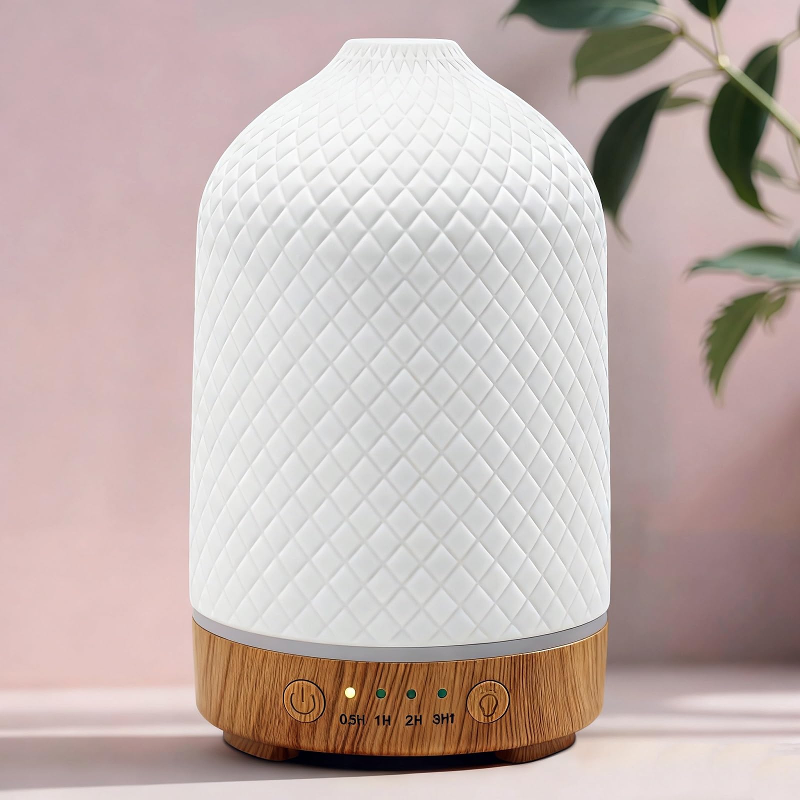 Essential Oil Diffuser Electric Aromatherapy Oil Diffuser 100ml Ceramic Aroma Scent Diffus...