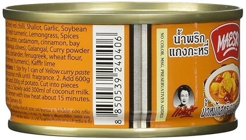 Miniatura 4 de Maesri Pasta tailandesa de curry amarillo (Kang Karee), 4 onzas
