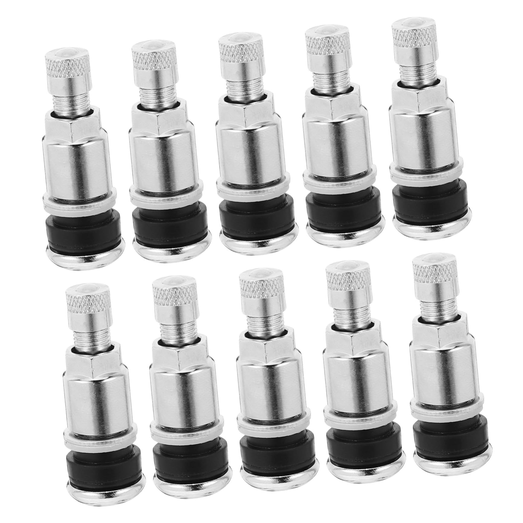 Abaodam 10 pièces Tiges de Valve Pneumatique à Visser Valve Pneu Tubeless et Sécurisée Remplacement pour Voiture Installation Facile