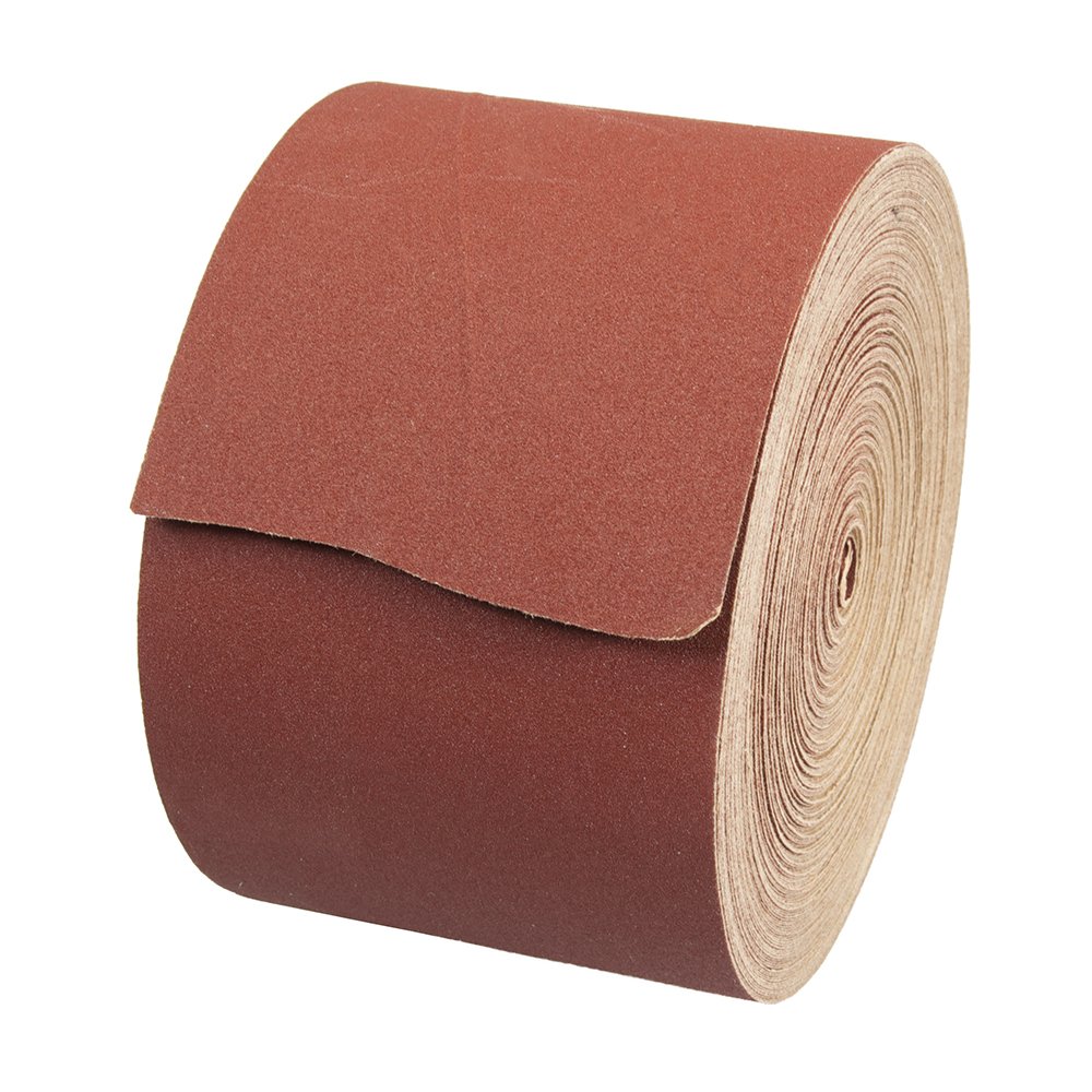 Silverline 115Mm X 50M Aluminium Oxide Hand Sanding Paper Sheet Roll (120 Grit)