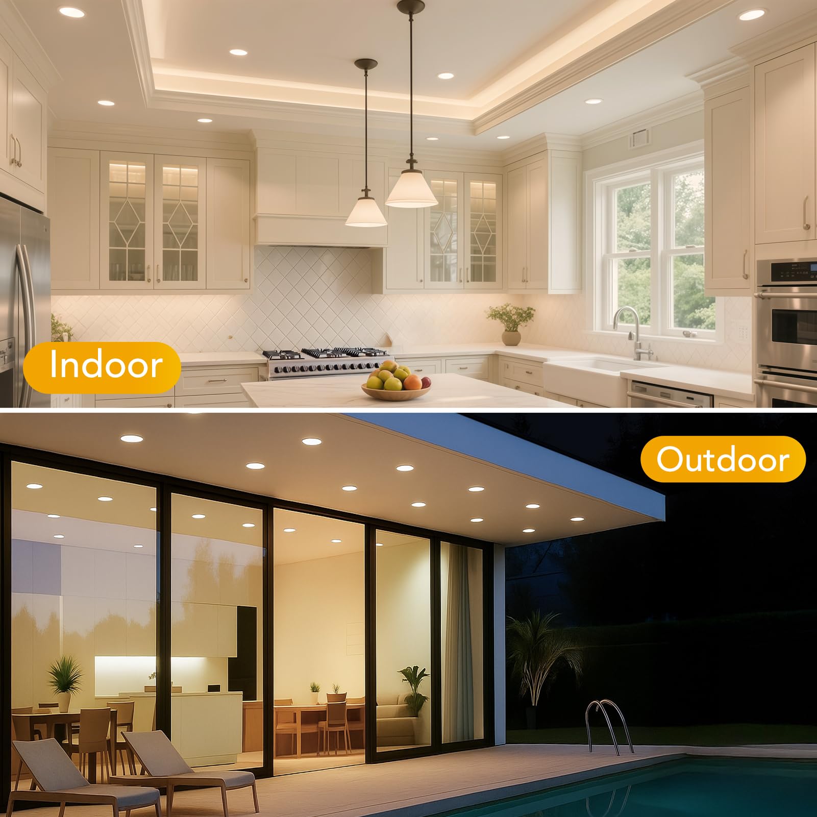 PAR30 LED Bulbs UL Listed, Dimmable Light Bulb, 11 Watt(75W Equivalent) Spotlight, E26 Base, 3000K Warm White Flood Light Bulbs for Living Room Kitchen Hotels Showroom, Indoor/Outdoor (6 Pack)