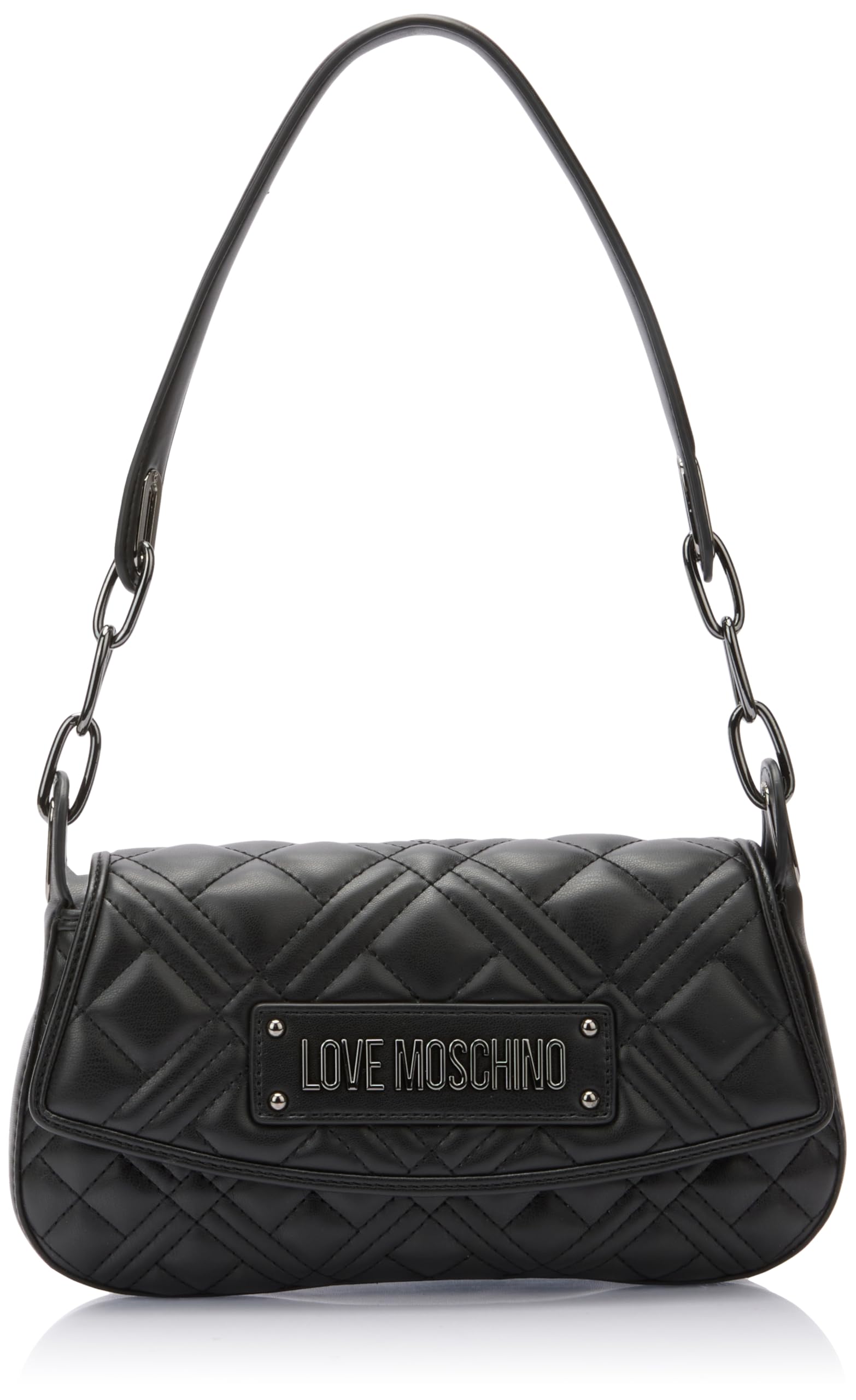 Love Moschino Damen Schwarz Schultertasche Einheitsgröße