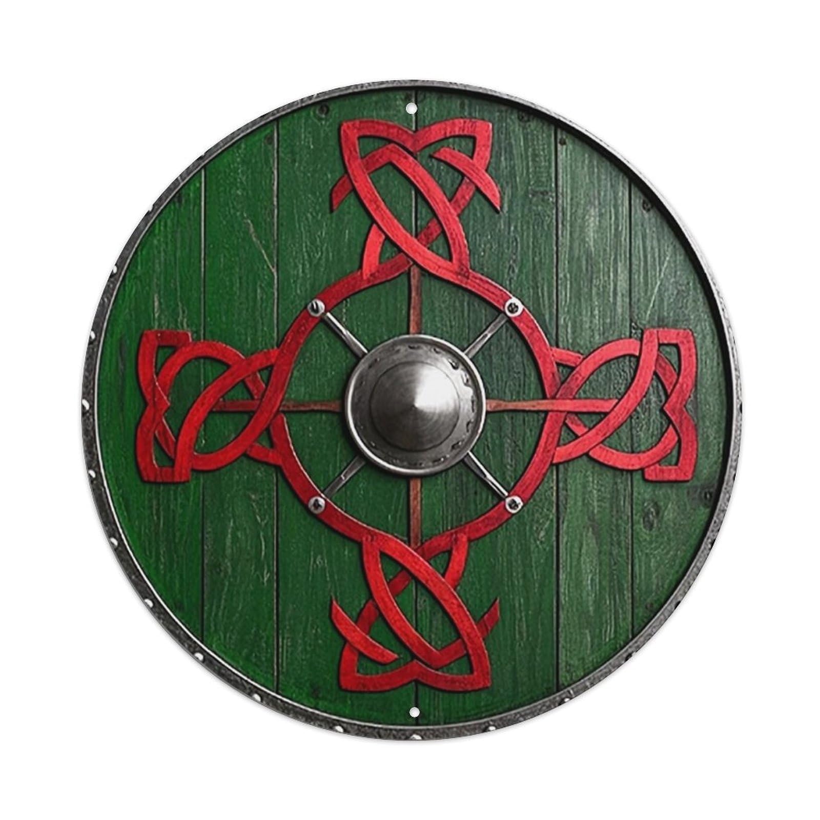 Celtic Knot Design Shield Pattern Vintage Round Tin Sign Retro Metal Wall Decor Metal Poster, Home Bar Garage Cafe Wall Art Decoration 8x8Inches