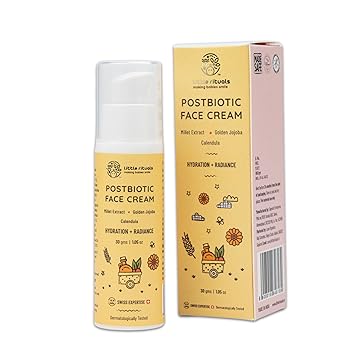 Little Rituals Baby POST-BIOTIC FACE CREAM - HYDRATION + RADIANCE Formulated with best plant botanical - Golden Millets, Jojoba, and Calendula, Natural, Organic, Dermat tested, SWISS Technology -30 gm - image, photos