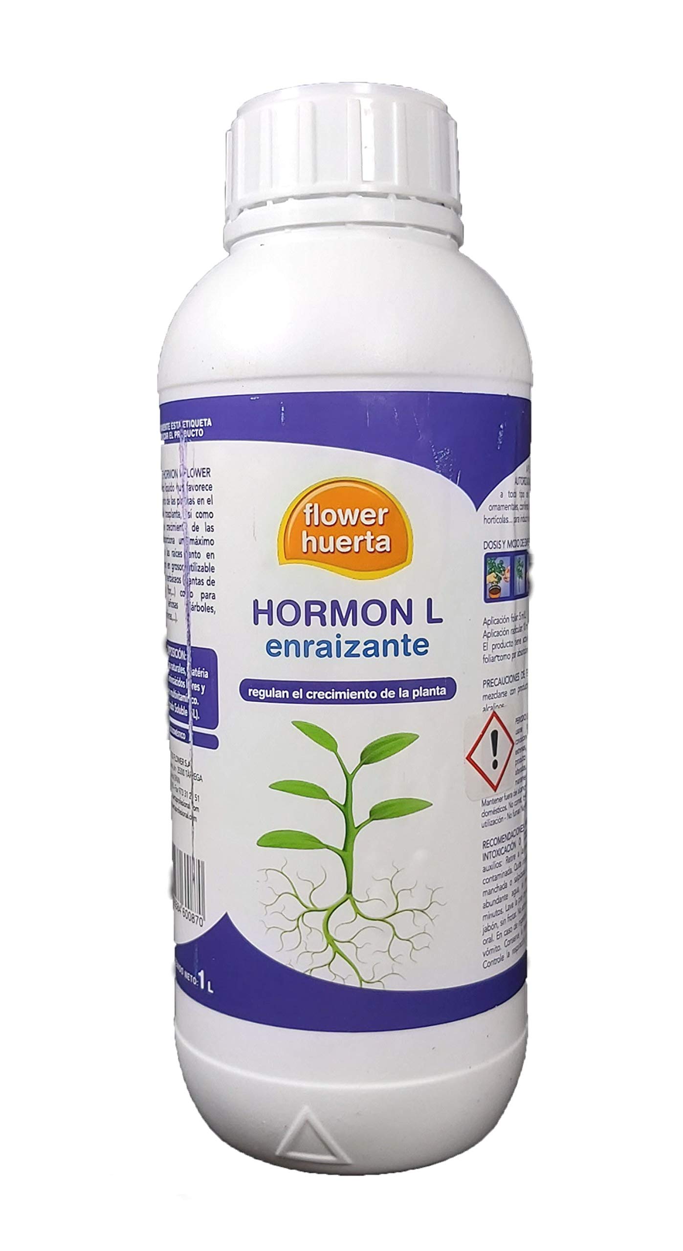 Hormon L enraizante esquejes 1l.. (Antes AIB 0.4%) Fitohormonas Naturales y Acido hormonal, Que estimulan la rizogénesis de Las Plantas mejorando el Desarrollo de su Sistema radicular.