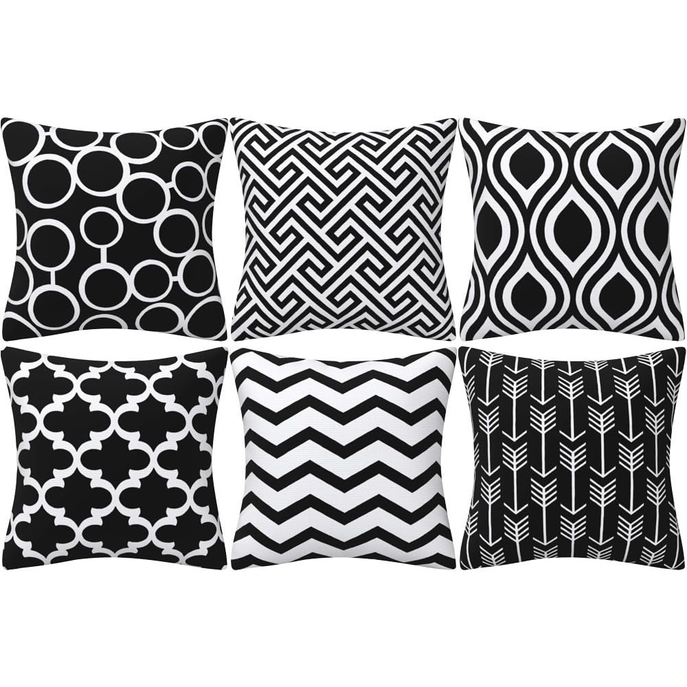 QLECXZI Outdoor Pillows Waterproof Navy Blue Outdoor Pillow Covers 12x24 Size Living Room Sofa Navy Pillows Which