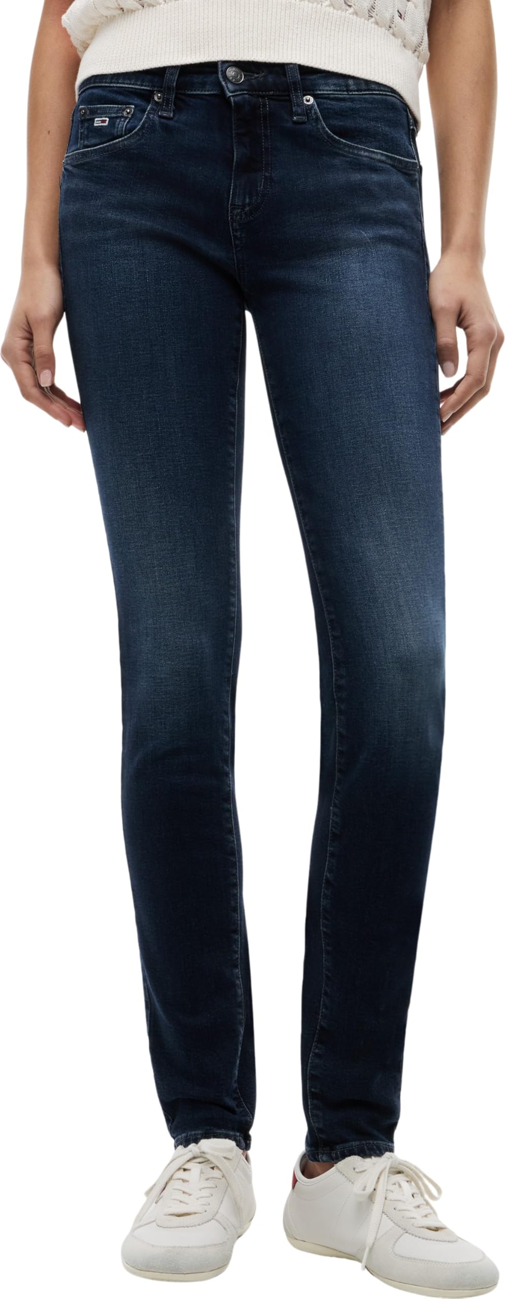 Tommy Jeans Women Sophie LW SKN CH1269 DW0DW21387, Denim (Denim Dark), 31W / 34L