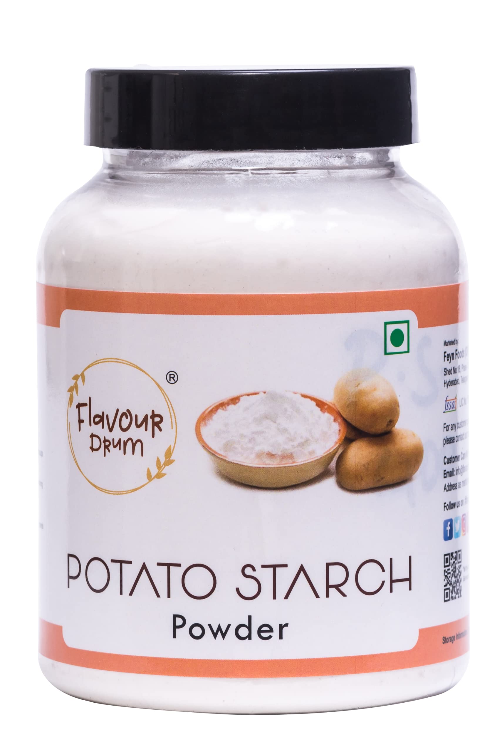 Flavour Drum Potato Starch, 400 g | Gluten- Free | Thickening Agent| (B0BJ1TQQHS) Amazon Price History, Amazon Price Tracker