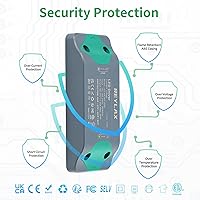 Vista 5 de 30W 24V LED Driver-Slim Power Supply-100/240V AC to 24V DC Constant Voltage LED Strip Lights Driver-24 Volt Replacement LED Driver-Low Voltage LED