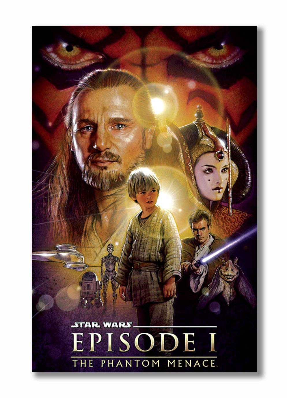 Tamatina Hollywood Sticker Posters | Matte Vinyl Stickers | Star Wars 1 | Vintage | Poster for Lounge | Clubs | Bars| Cafe| Shops | Restaurants | Pubs | Medium - 1.5ft x 1ft - 46cms x 31cms - P108