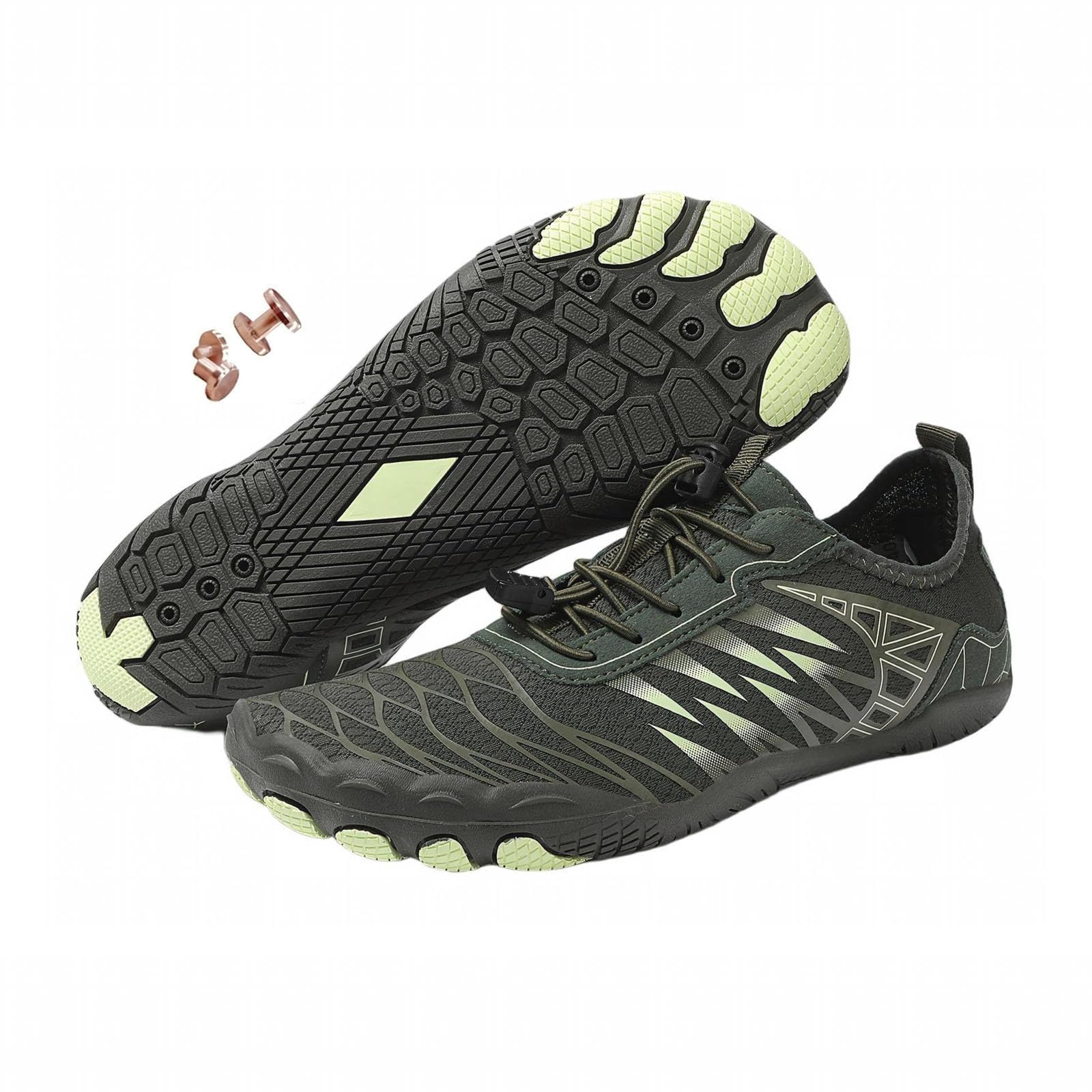 Zureto Grounding Shoes with Copper, Grounded Barefoot Footwear Hike Shoes for Womens Mens Soft Comfortable