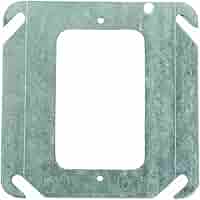 Steel City 52C0 Device Cover, Square, Flat, 4-Inch