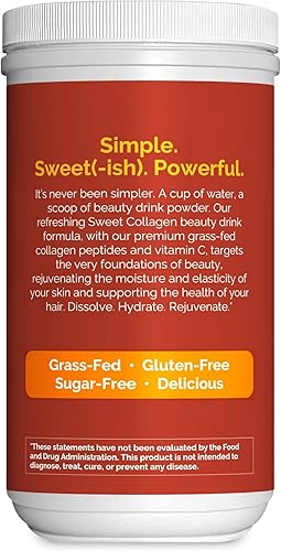 Miniatura 2 de Zint Mezcla de bebida de belleza en polvo de colágeno dulce (piña orangeade) delicioso suplemento proteico de péptidos de colágeno hidrolizados,