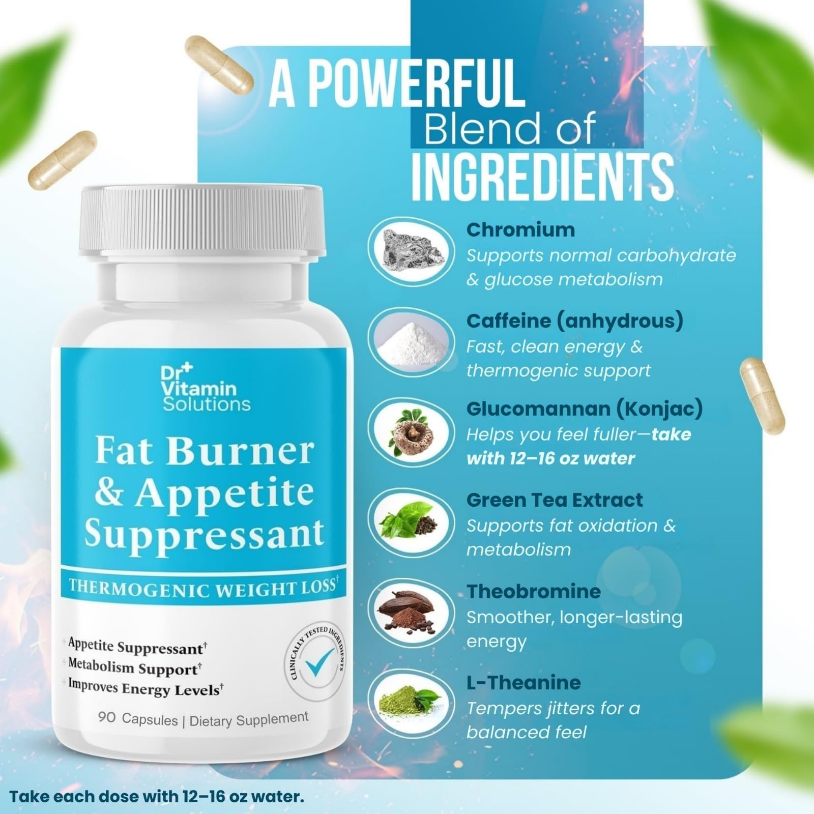 Fat Burner and Appetite Suppressant for Weight Loss - Thermogenic Diet Aid — Amazon image 3