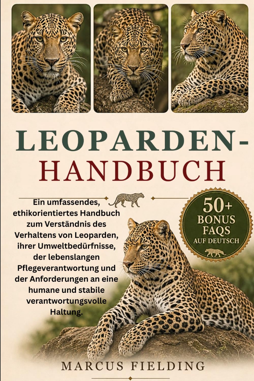 LEOPARDEN-HANDBUCH: Ein umfassendes, ethikorientiertes Handbuch zum Verständnis des Verhaltens von Leoparden, ihrer Umweltbedürfnisse, der ... und stabile verantwortungsvolle Haltung.