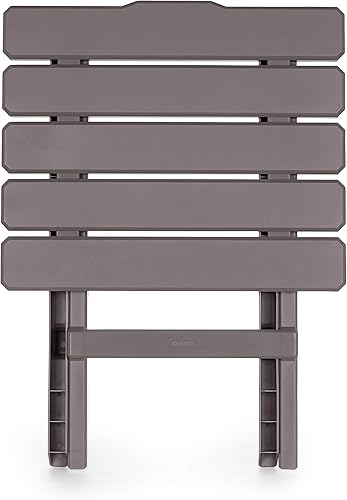 Miniatura 3 de Camco Quick Adirondack mesa auxiliar plegable, L, Marrón topo