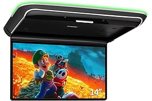 XTRONS Android Car Overhead Player with 14 Inch IPS Screen for Entertainment and Convenience
