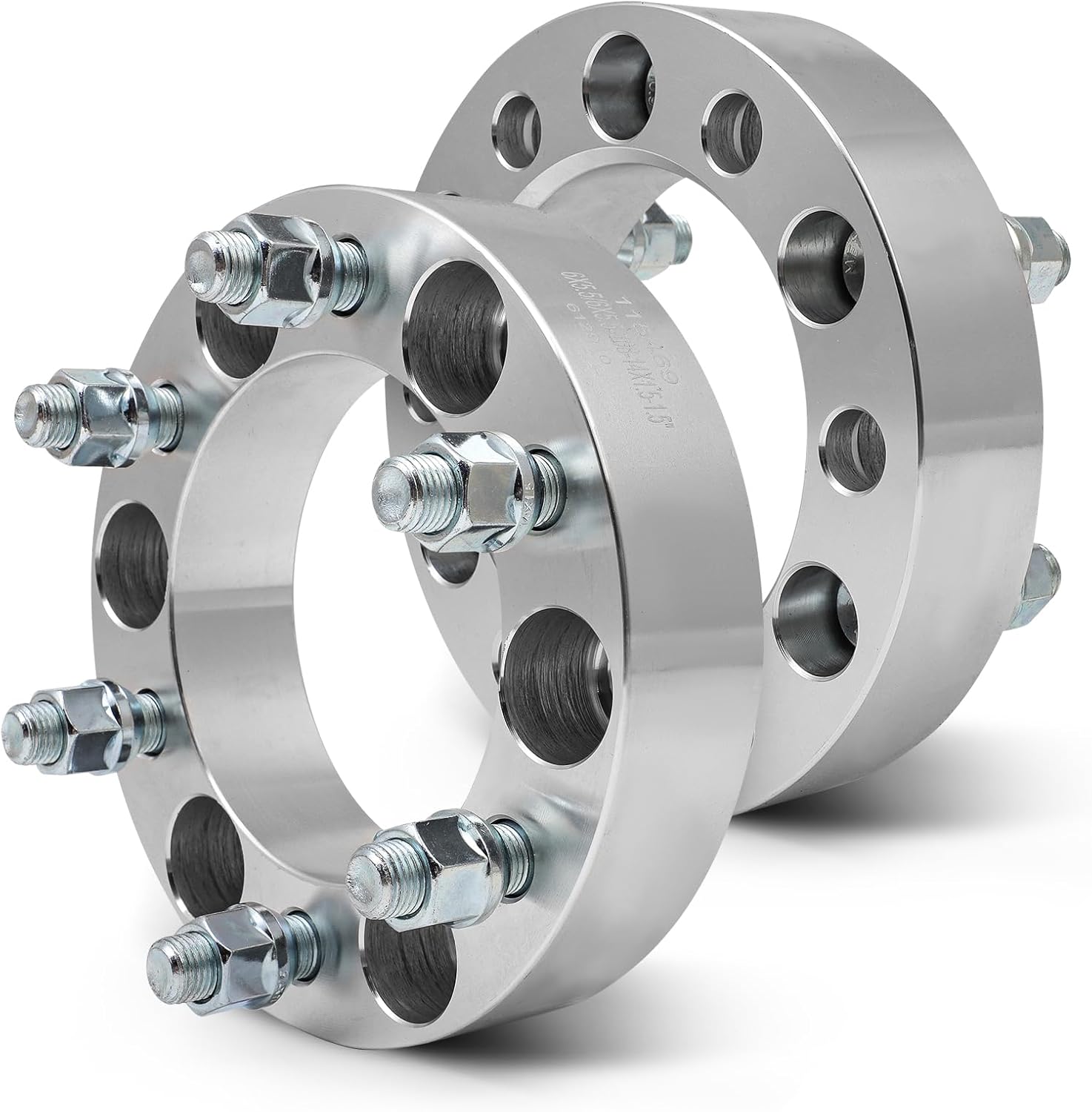 SCITOO 2Pcs 6x5.5 Wheel Spacers 1.5 inch Thread Pitch 14x1.5 Hub Bore 108mm 6 Lug Wheel Spacers Fit for Escalade Escalade EXT Escalade ESV Silverado 1500 Tahoe Express 1500