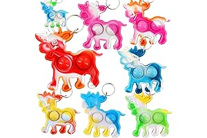 30 Cow Fidget Pop Gifts Prizes for Kids