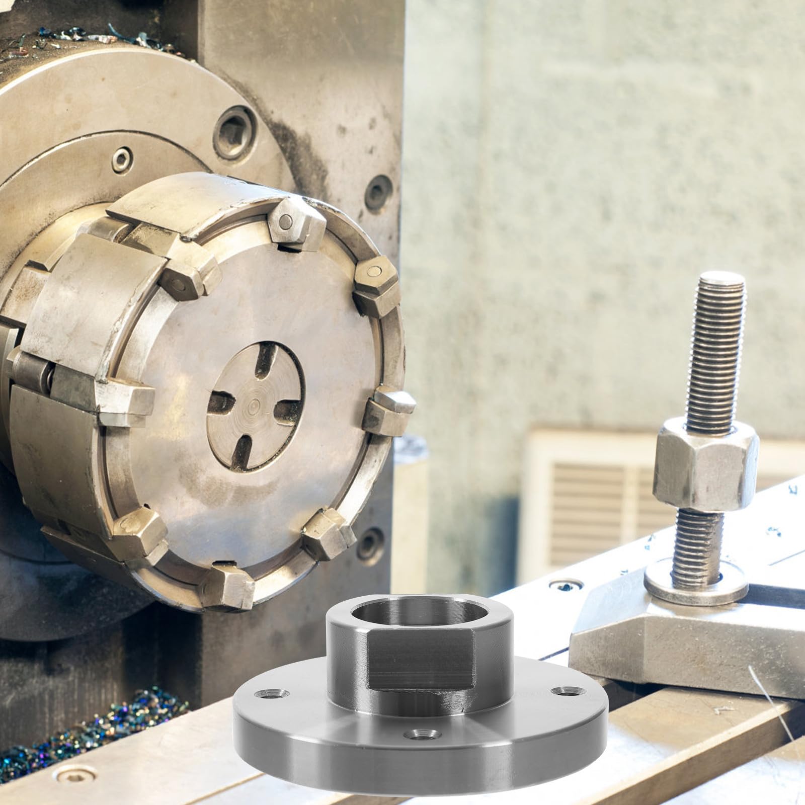 Planscheibe mit 1-8tpi Gewinde 3 Zoll für Holzdrehbank